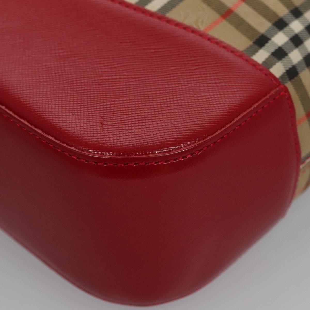 Burberry Nova Check Beige Canvas Tote Bag (Pre-Owned)