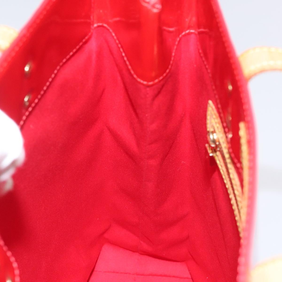 Louis Vuitton Reade Red Patent Leather Tote Bag (Pre-Owned)