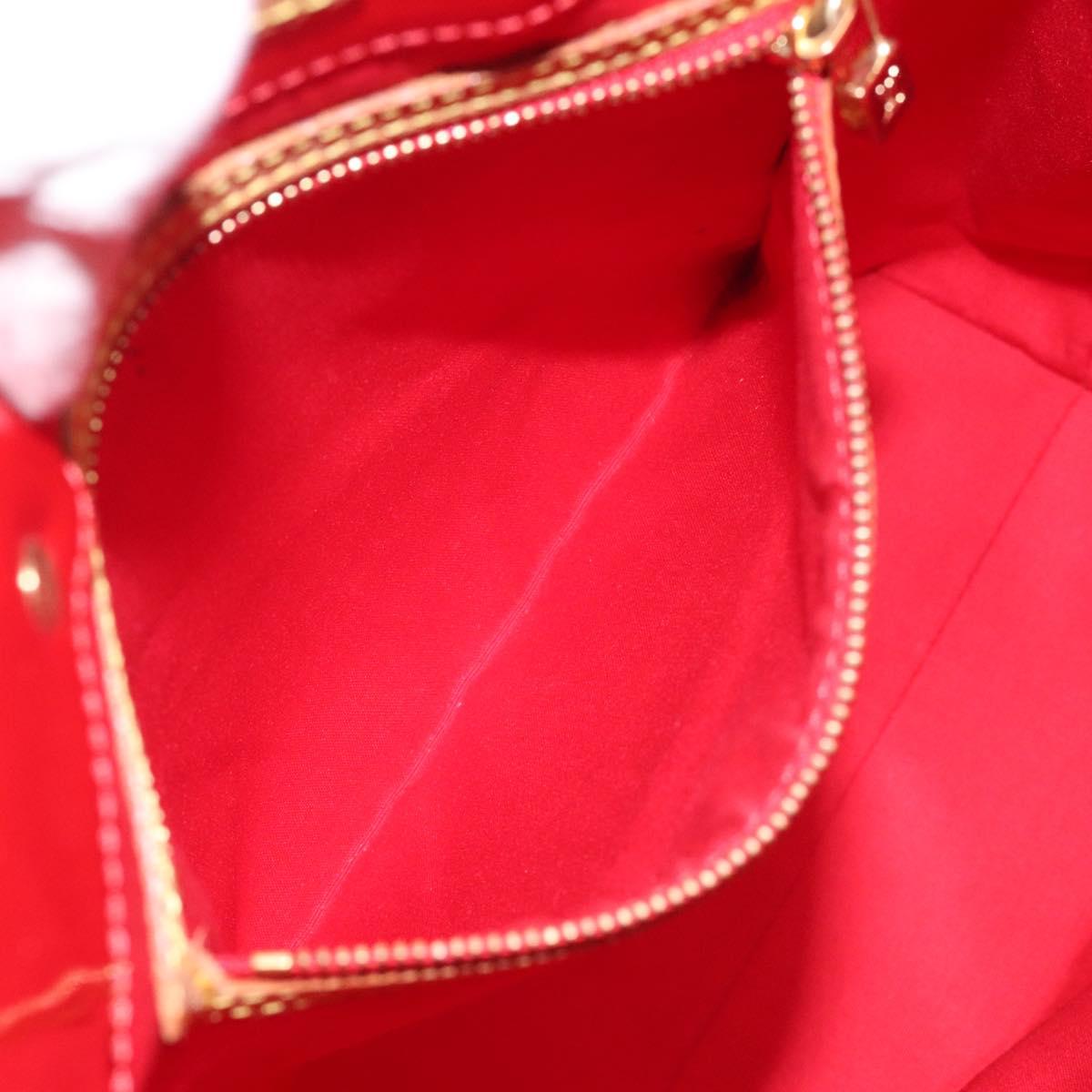 Louis Vuitton Reade Red Patent Leather Tote Bag (Pre-Owned)