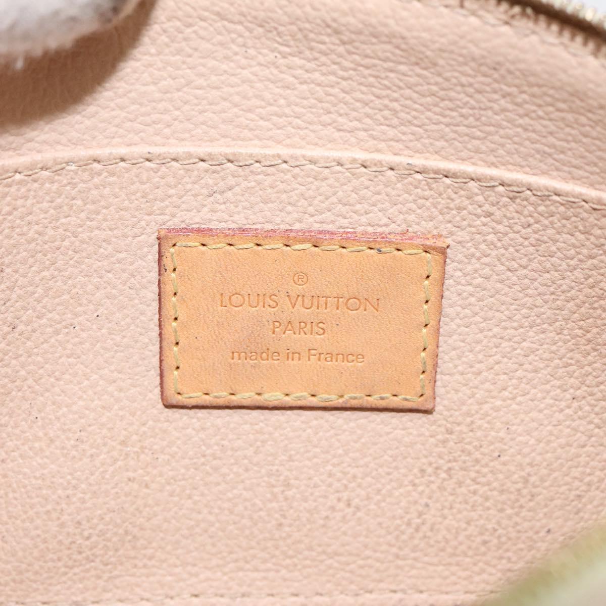 Louis Vuitton Cosmetic Pouch White Canvas Clutch Bag (Pre-Owned)