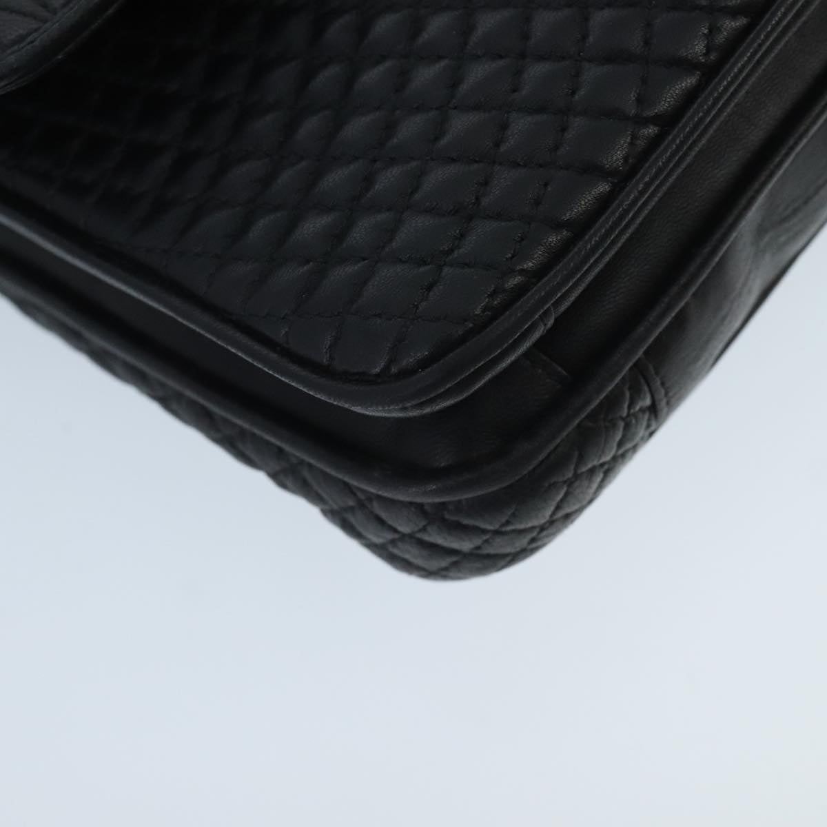 Bally Black Leather Shoulder Bag (Pre-Owned)