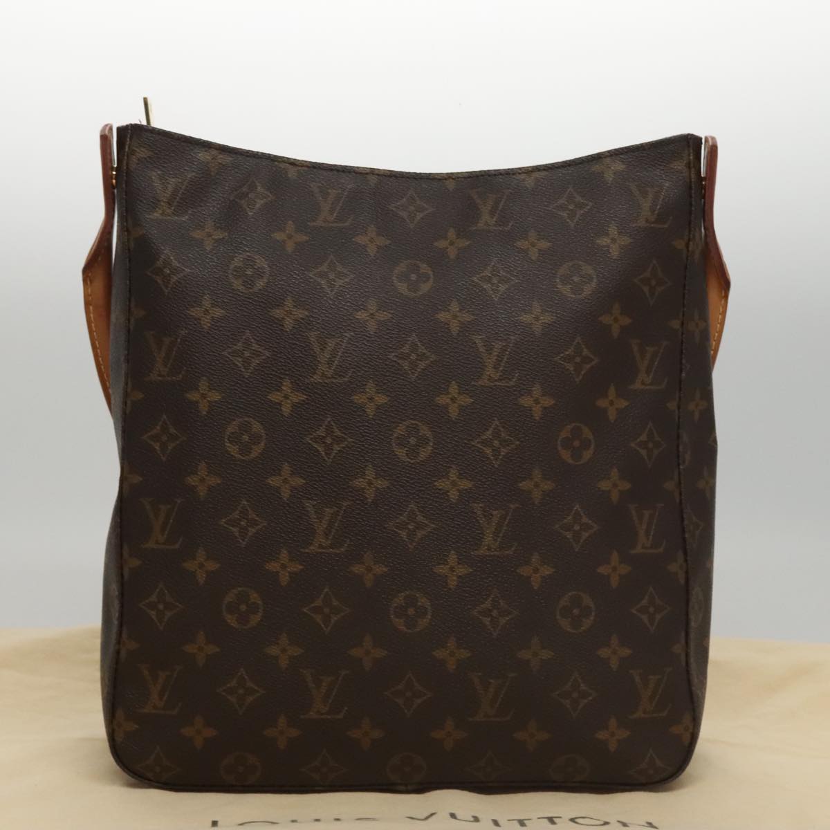 Louis Vuitton Looping Gm Brown Canvas Shoulder Bag (Pre-Owned)