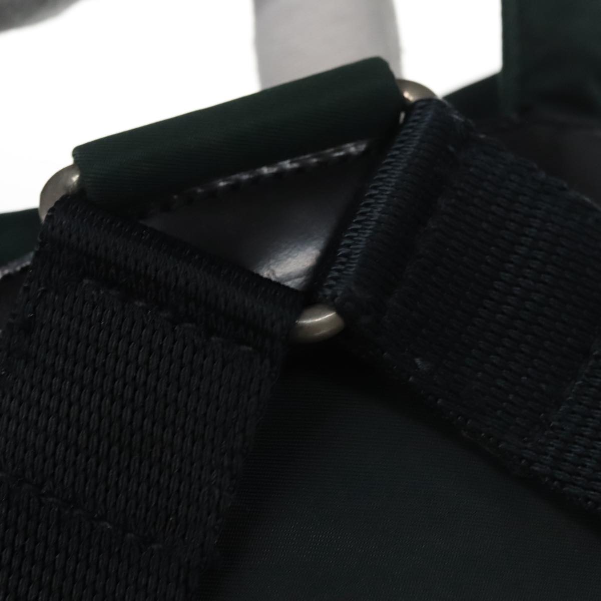 Prada Re-Nylon Green Synthetic Backpack Bag (Pre-Owned)
