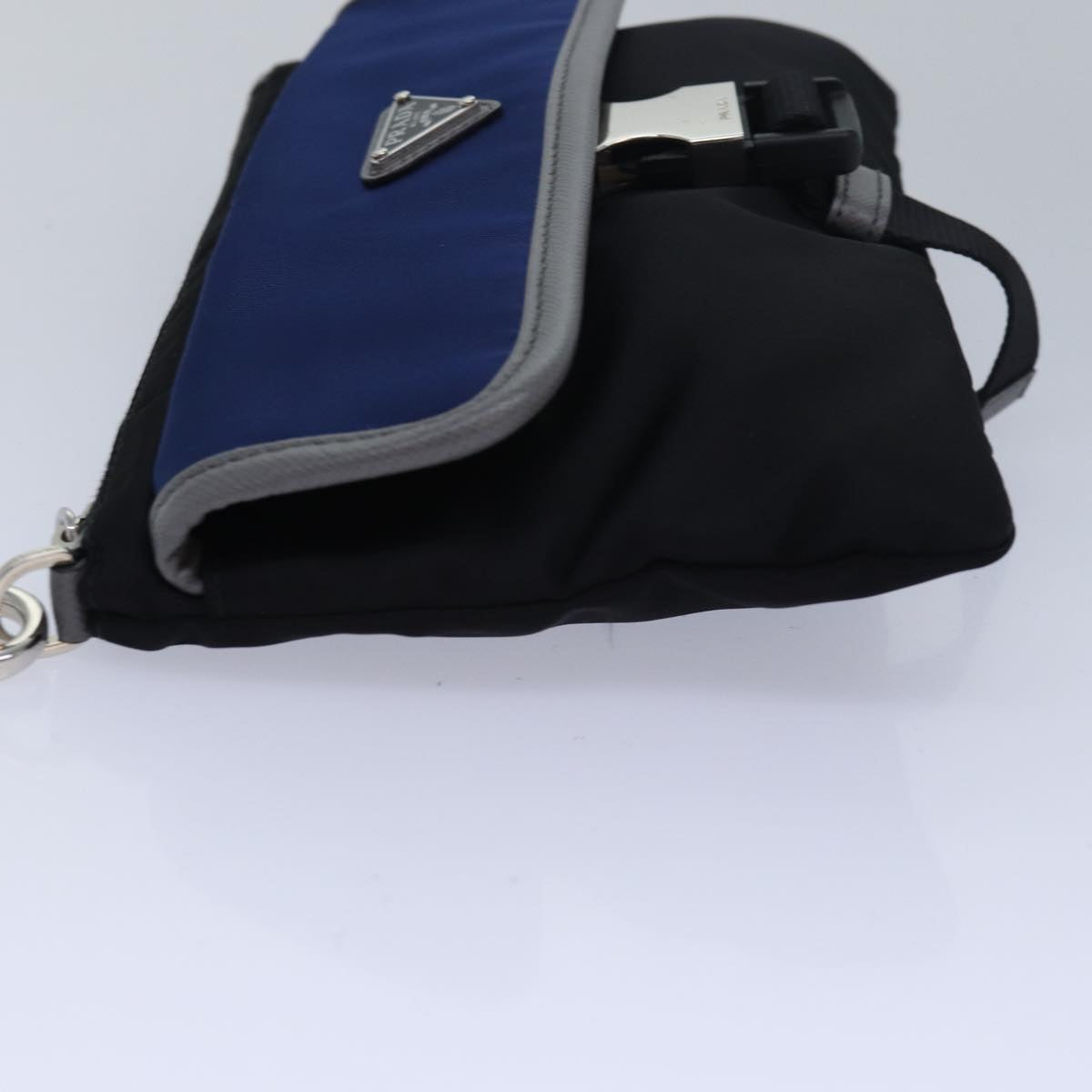 Prada Black Synthetic Clutch Bag (Pre-Owned)