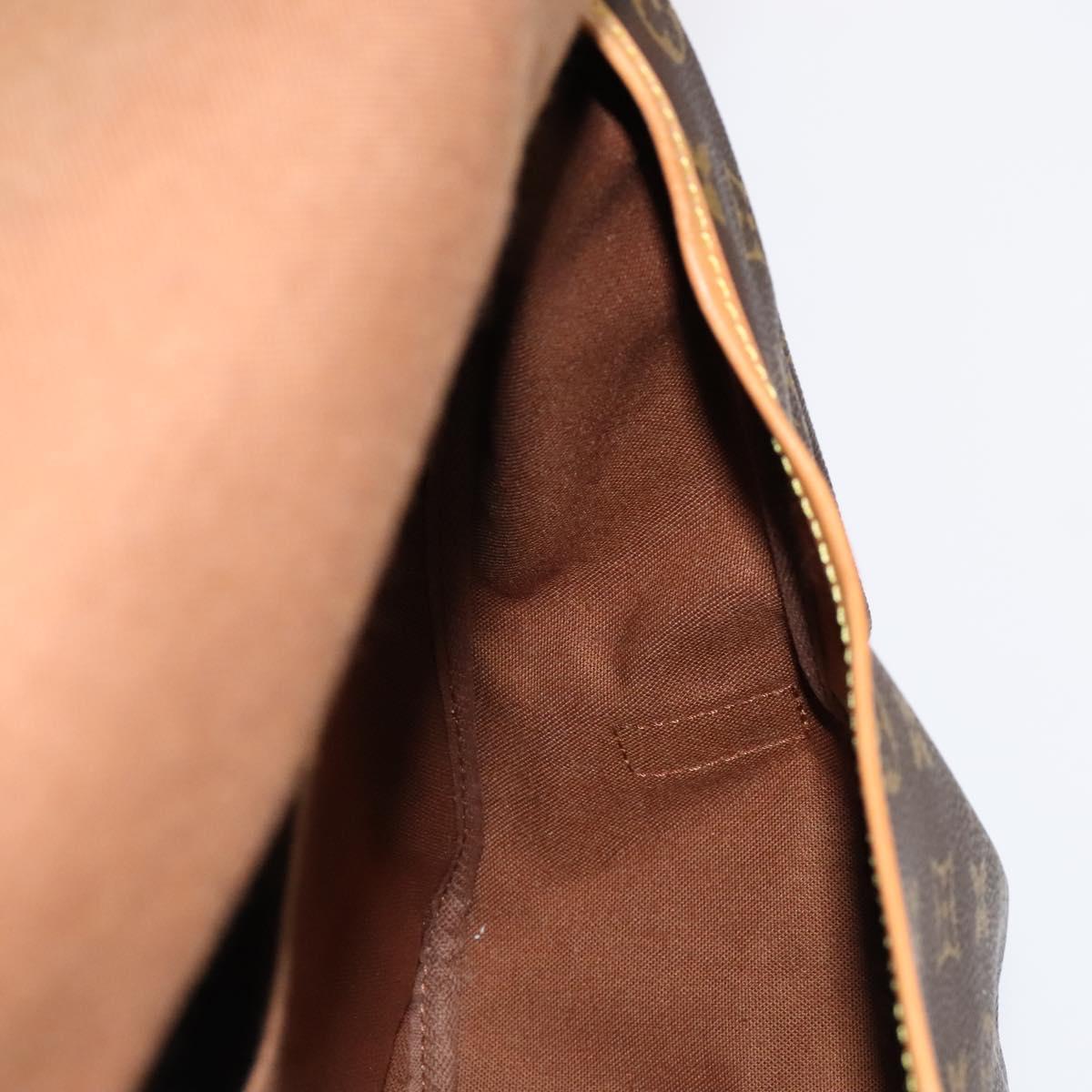 Louis Vuitton Saumur 35 Brown Canvas Shoulder Bag (Pre-Owned)