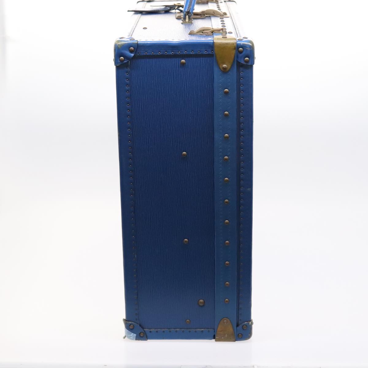 Louis Vuitton Trunk Blue Leather Travel Bag (Pre-Owned)