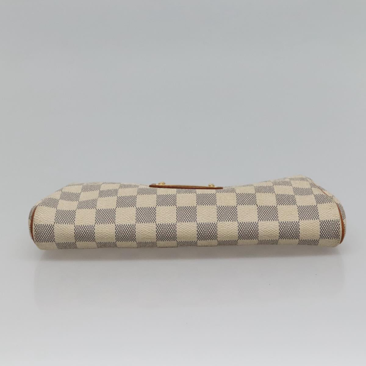 Louis Vuitton Eva White Canvas Shoulder Bag (Pre-Owned)