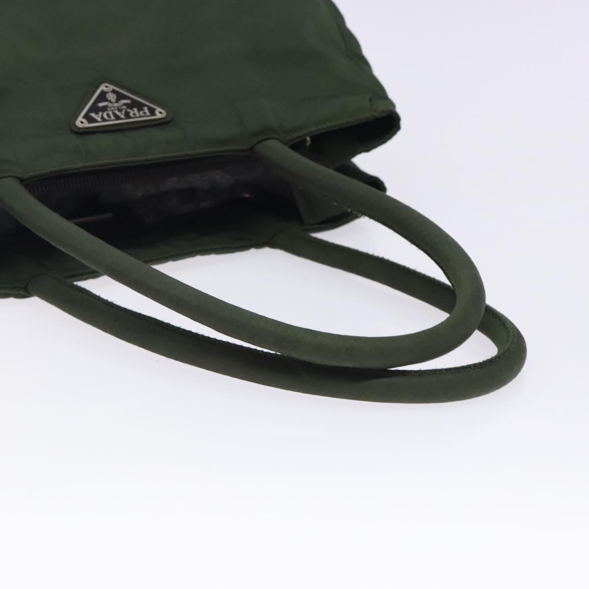 Prada Tessuto Khaki Nylon Tote Bag (Pre-Owned)