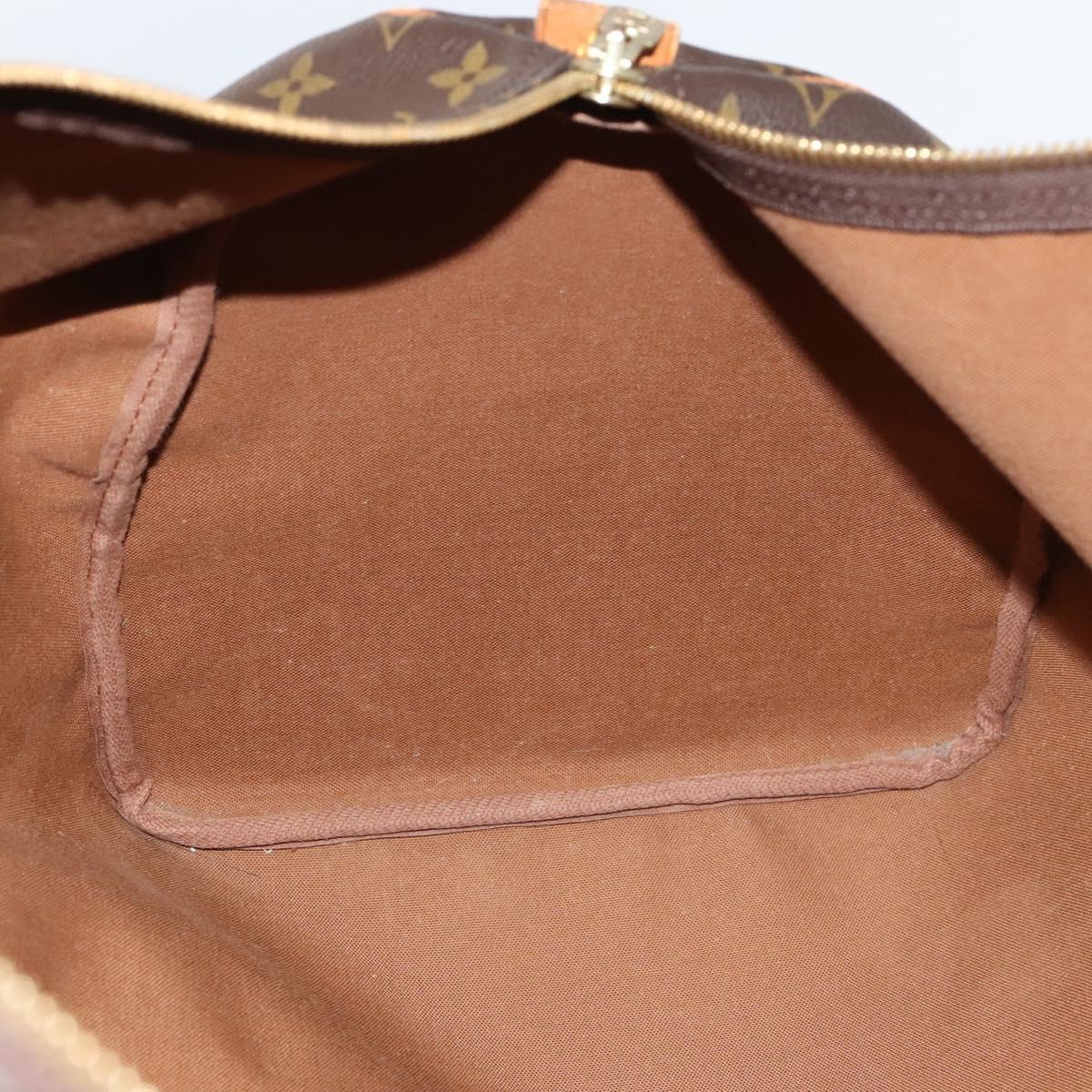 Louis Vuitton Keepall 55 Brown Canvas Travel Bag (Pre-Owned)
