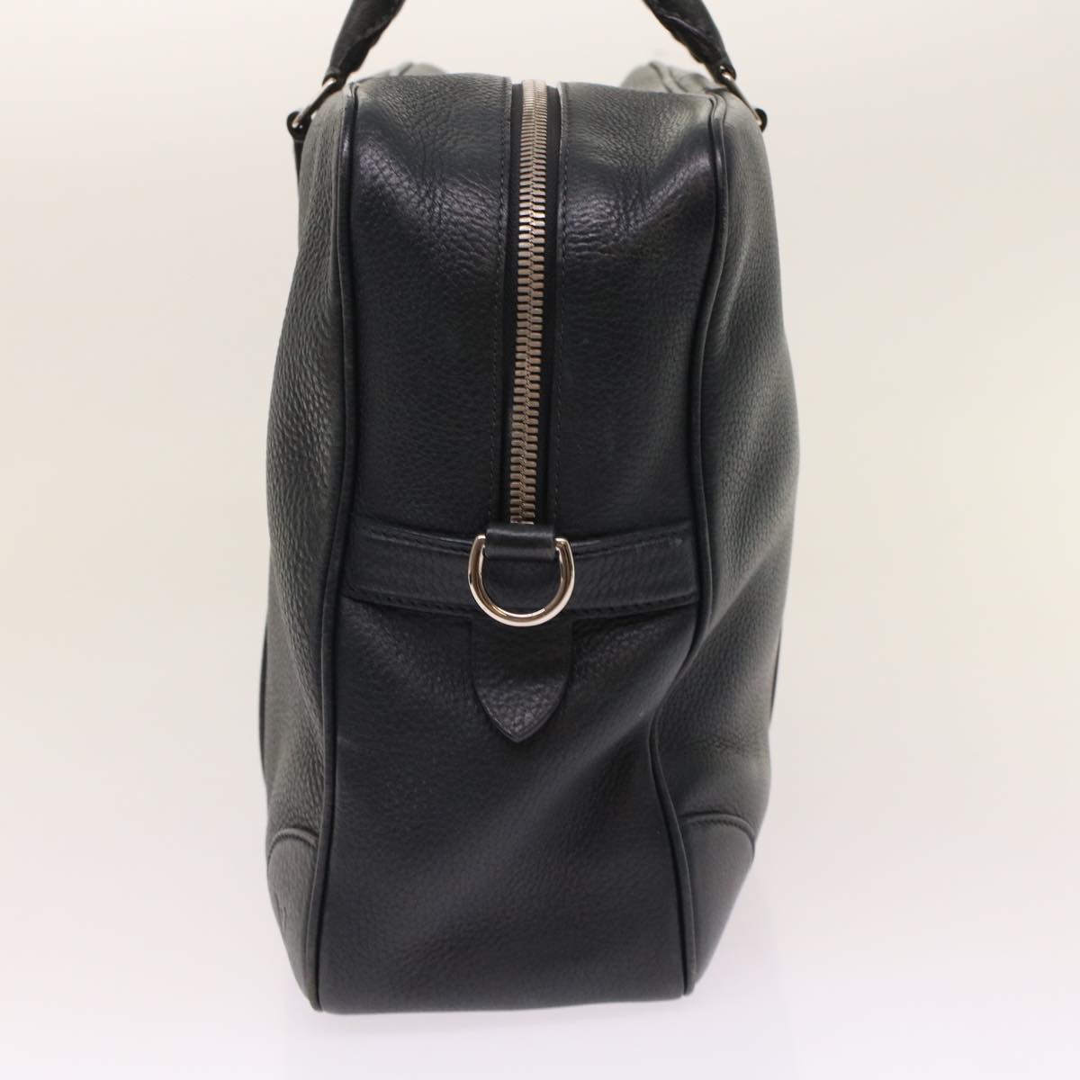 Louis Vuitton Naxos Black Leather Handbag (Pre-Owned)