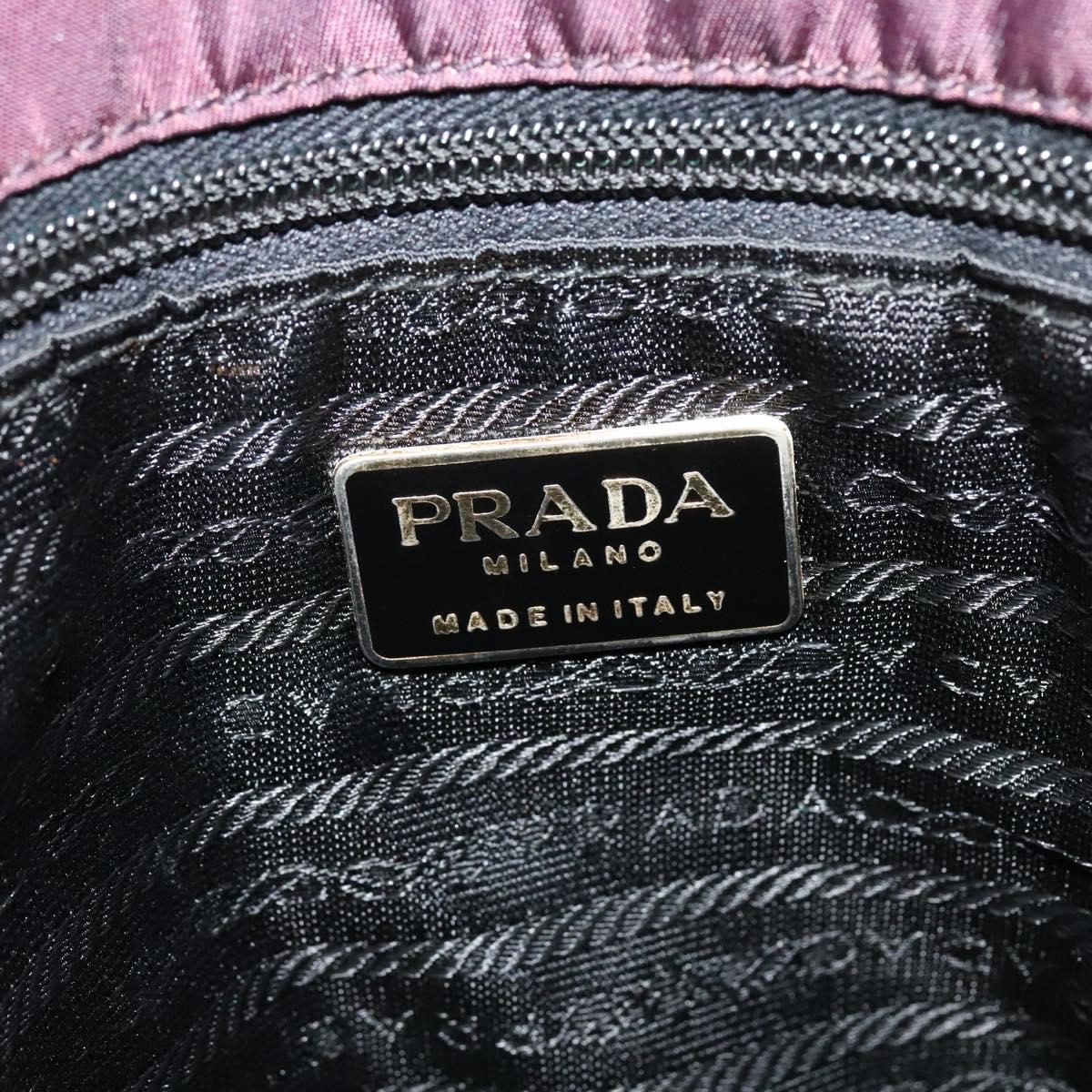 Prada Tessuto Purple Nylon Shoulder Bag (Pre-Owned)