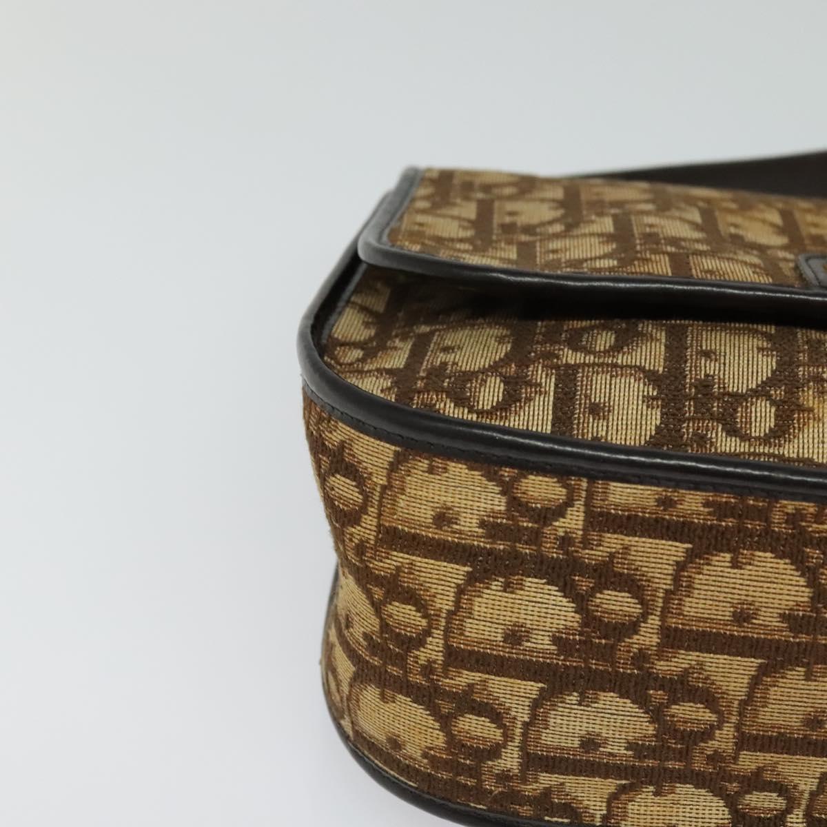 Dior Brown Canvas Shoulder Bag (Pre-Owned)