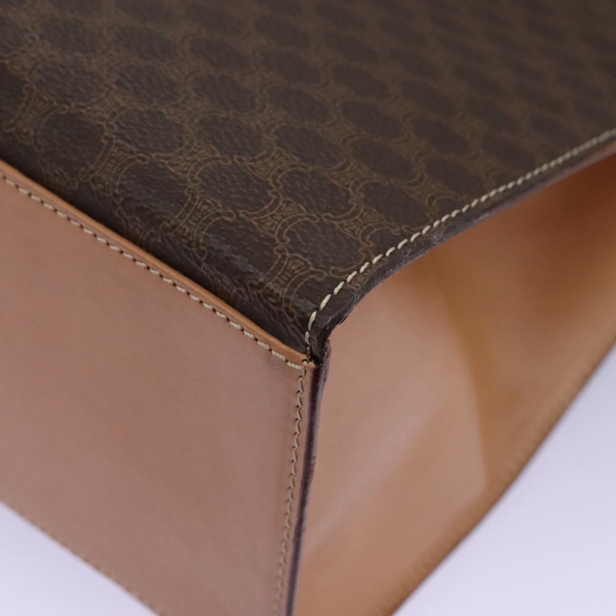Céline Macadam Brown Canvas Handbag (Pre-Owned)