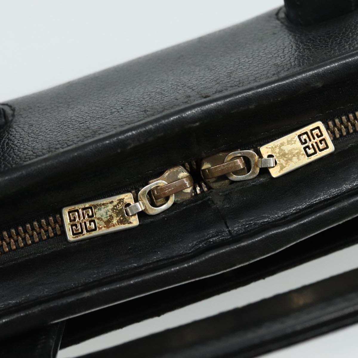 Givenchy Black Leather Briefcase Bag (Pre-Owned)