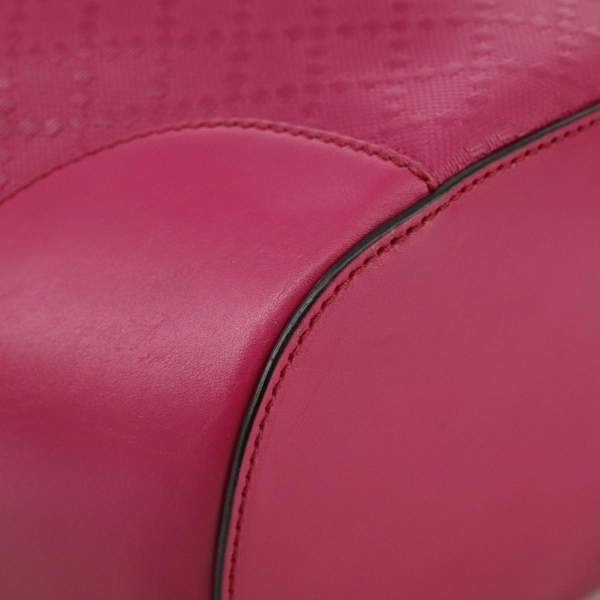 Gucci Diamante Pink Leather Shoulder Bag (Pre-Owned)