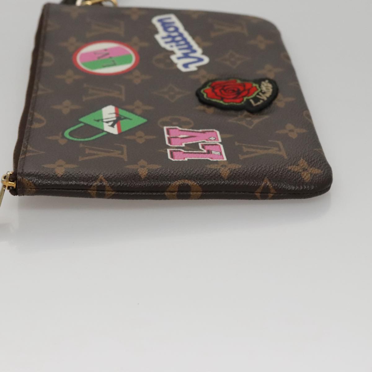 Louis Vuitton City Brown Canvas Clutch Bag (Pre-Owned)