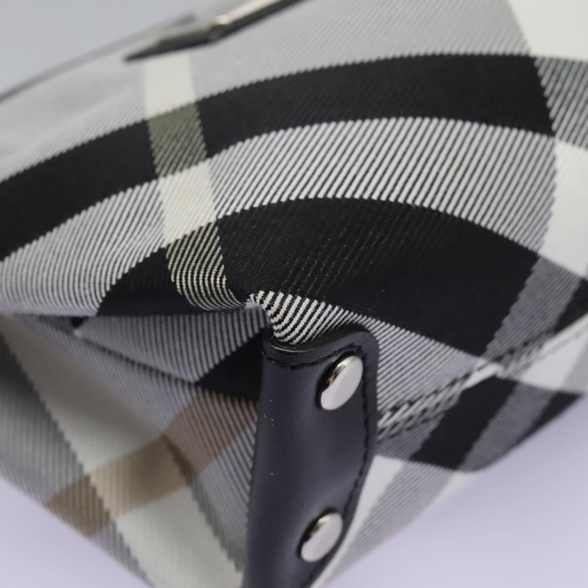 Burberry Nova Check Grey Canvas Clutch Bag (Pre-Owned)