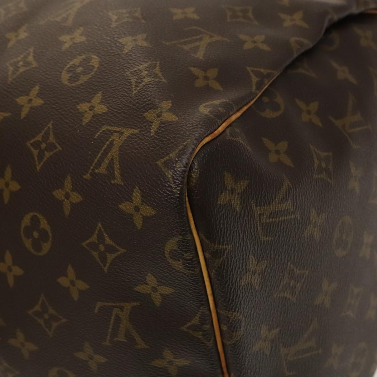 Louis Vuitton Keepall 55 Brown Canvas Travel Bag (Pre-Owned)