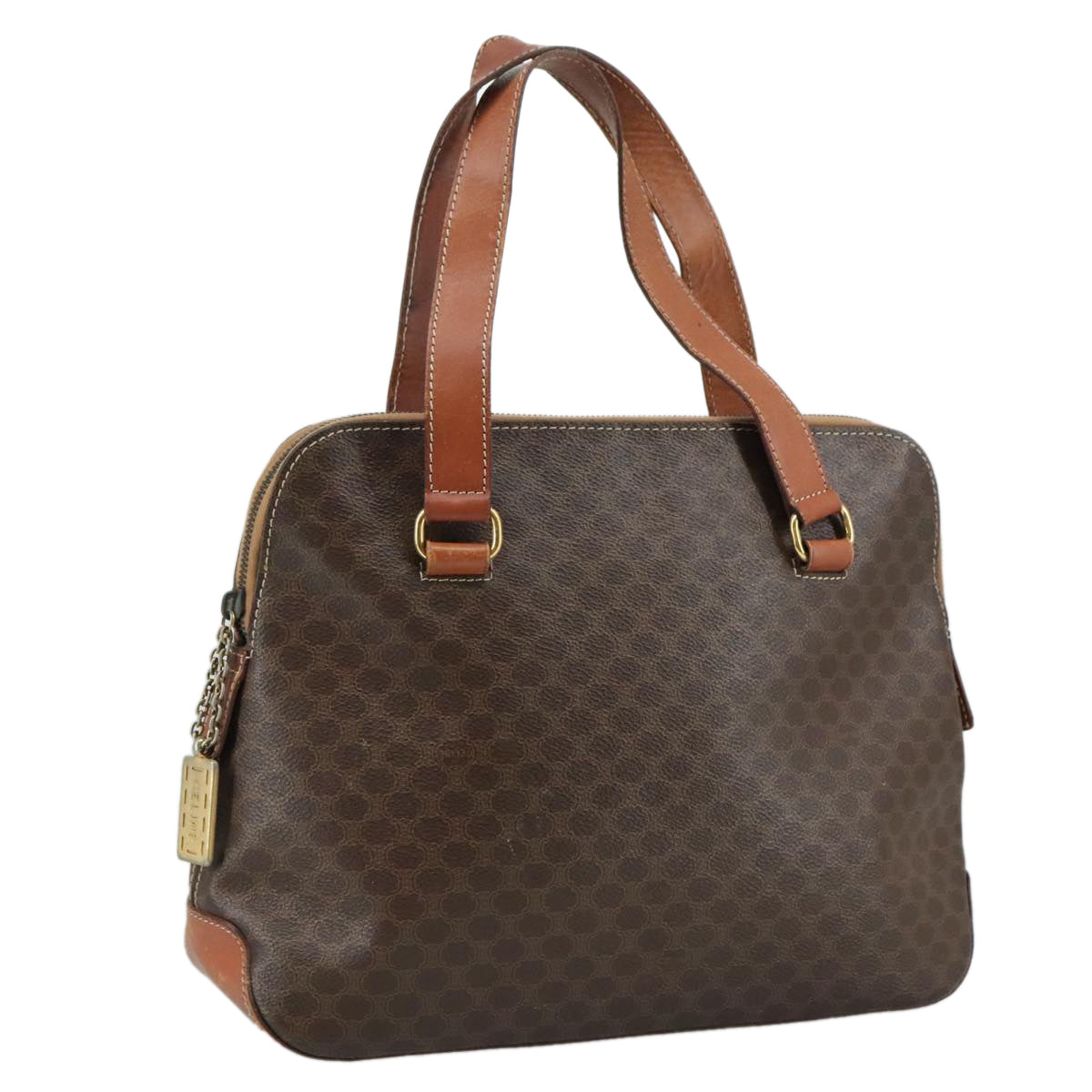 Céline Macadam Brown Leather Handbag (Pre-Owned)