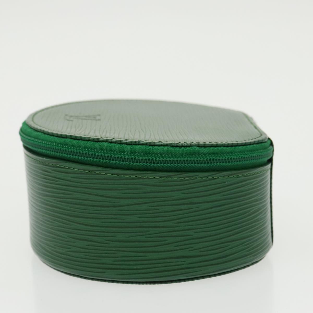 Louis Vuitton Ecrin Green Leather Clutch Bag (Pre-Owned)