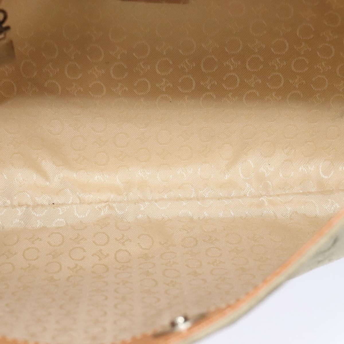 Céline Macadam Grey Canvas Shoulder Bag (Pre-Owned)