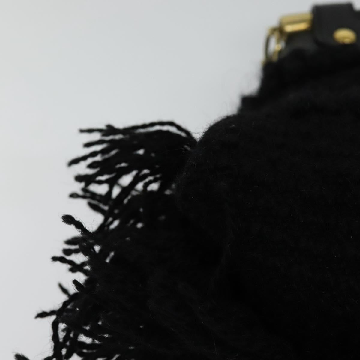 Salvatore Ferragamo Black Wool Handbag (Pre-Owned)