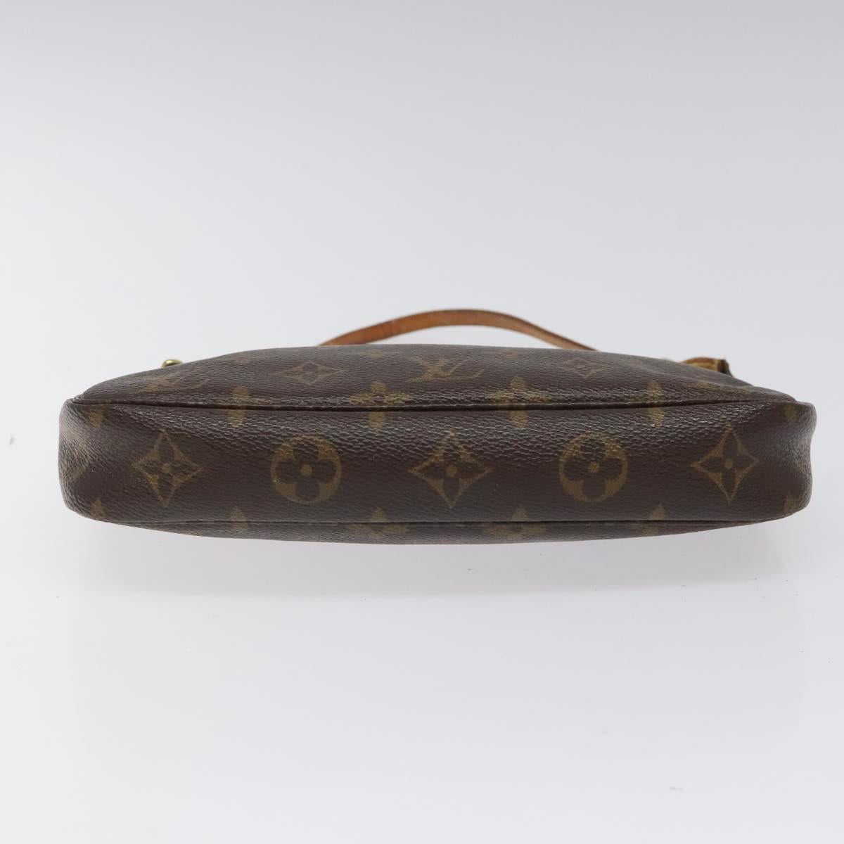 Louis Vuitton Pochette Accessoire Brown Canvas Clutch Bag (Pre-Owned)