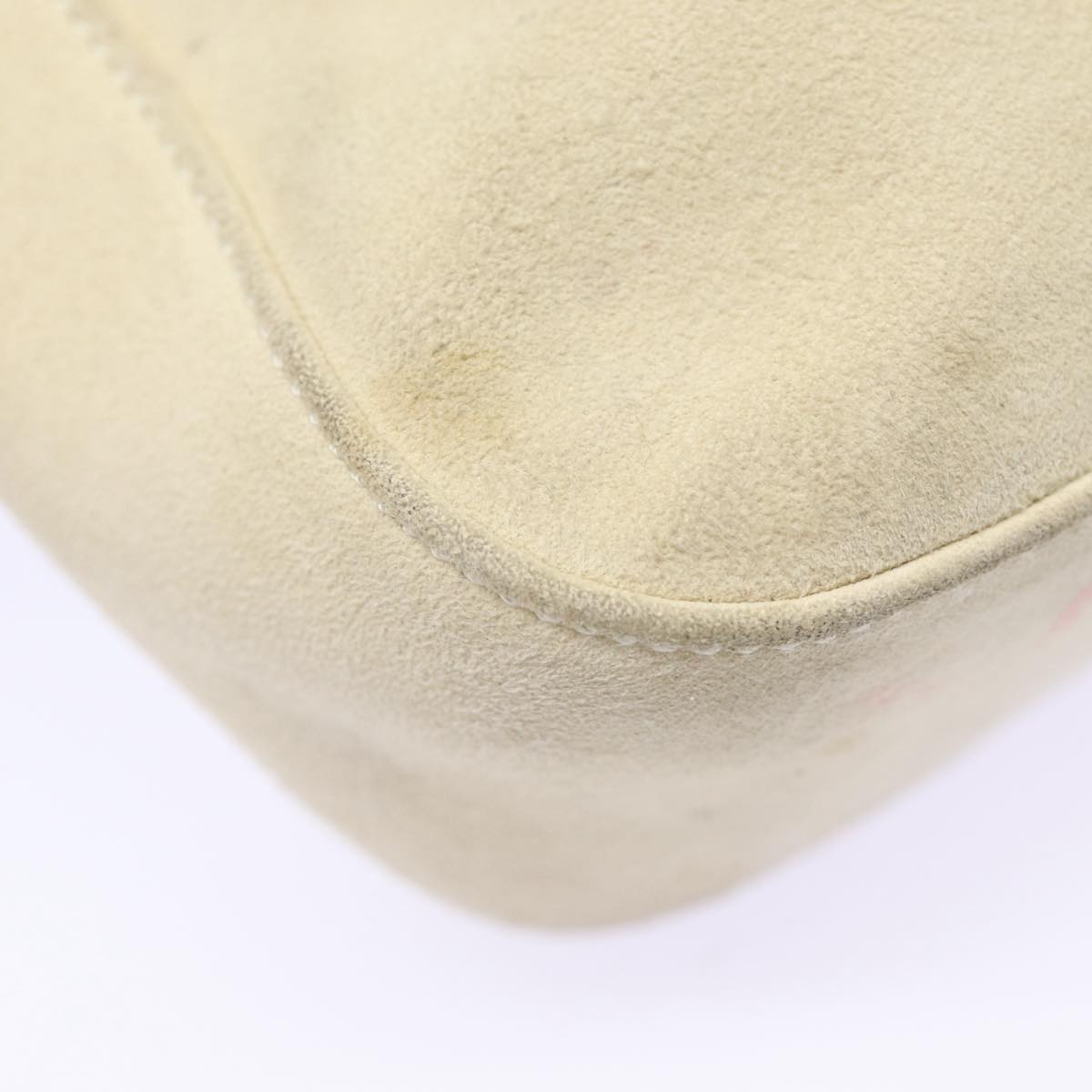 Prada Beige Suede Shoulder Bag (Pre-Owned)