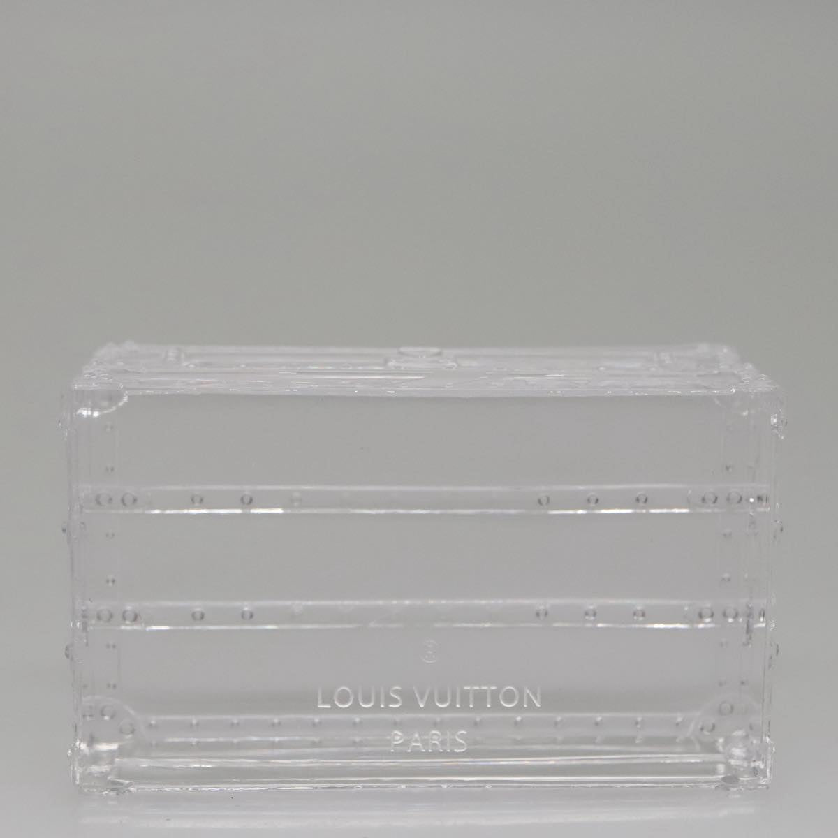 Louis Vuitton Paperweight Transparent Glass Wallet (Pre-Owned)