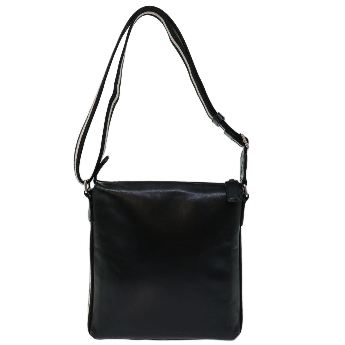 Bally -- Black Leather Shoulder Bag (Pre-Owned)