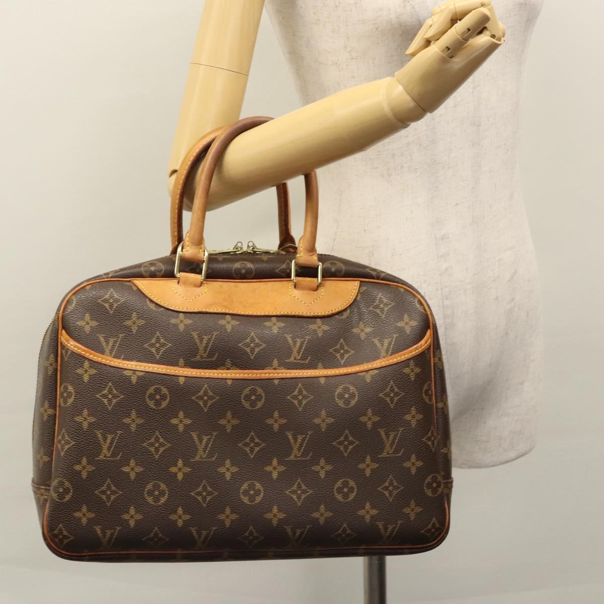 Louis Vuitton Deauville Brown Canvas Handbag (Pre-Owned)