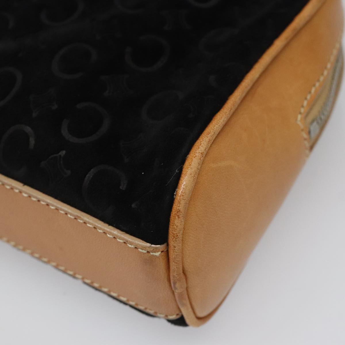 Céline Macadam Black Suede Handbag (Pre-Owned)