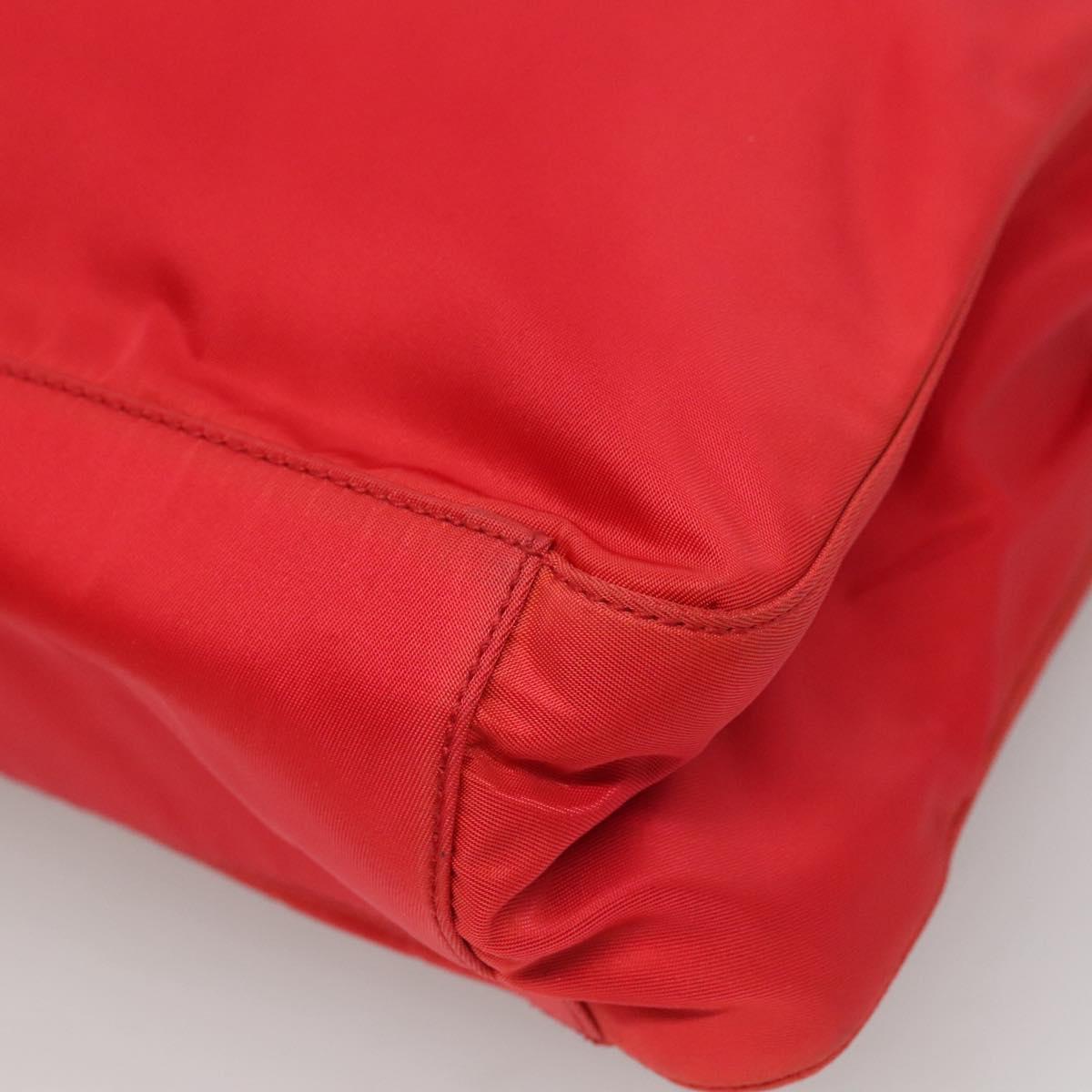 Prada Re-Nylon Red Synthetic Shoulder Bag (Pre-Owned)