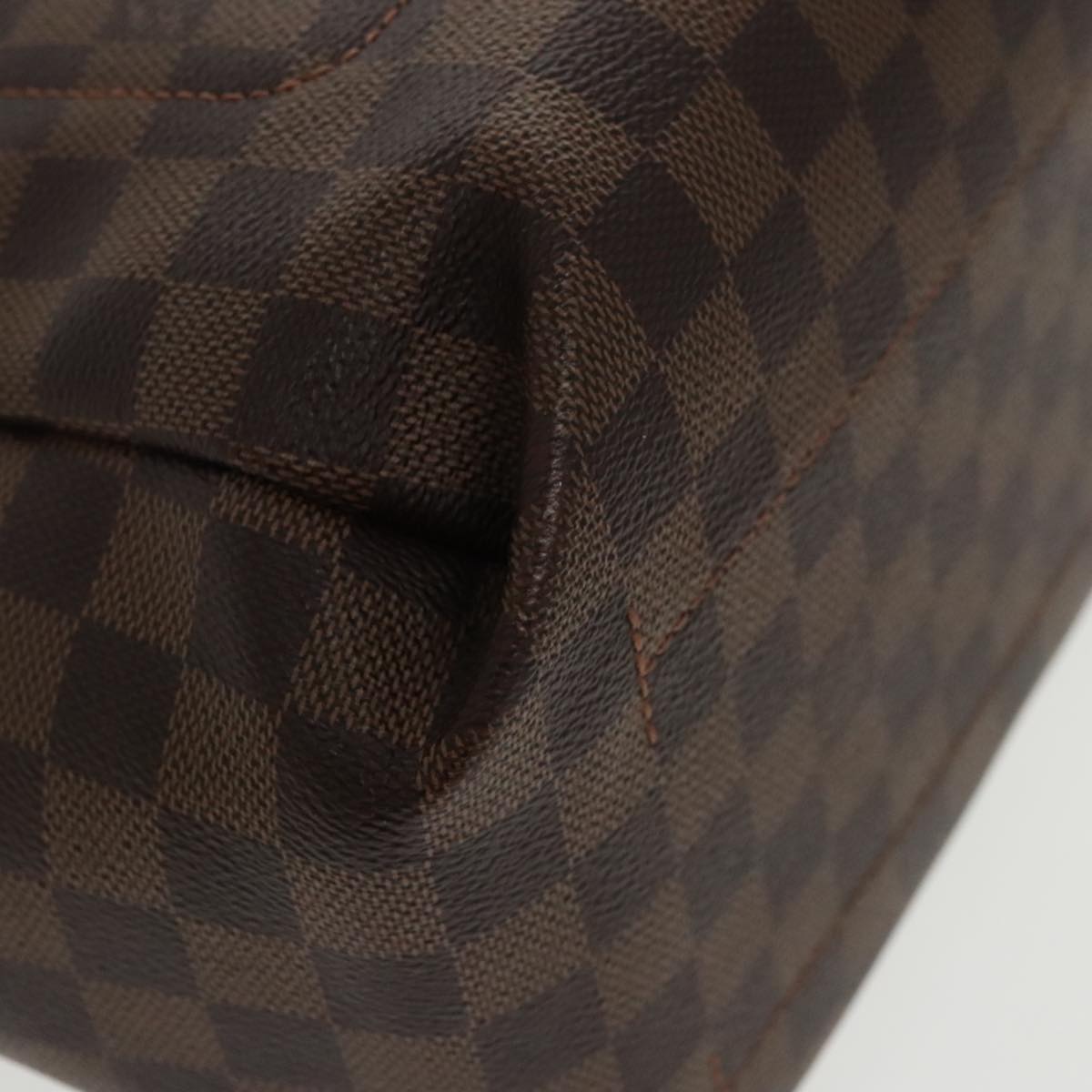 Louis Vuitton Belmont Brown Canvas Tote Bag (Pre-Owned)