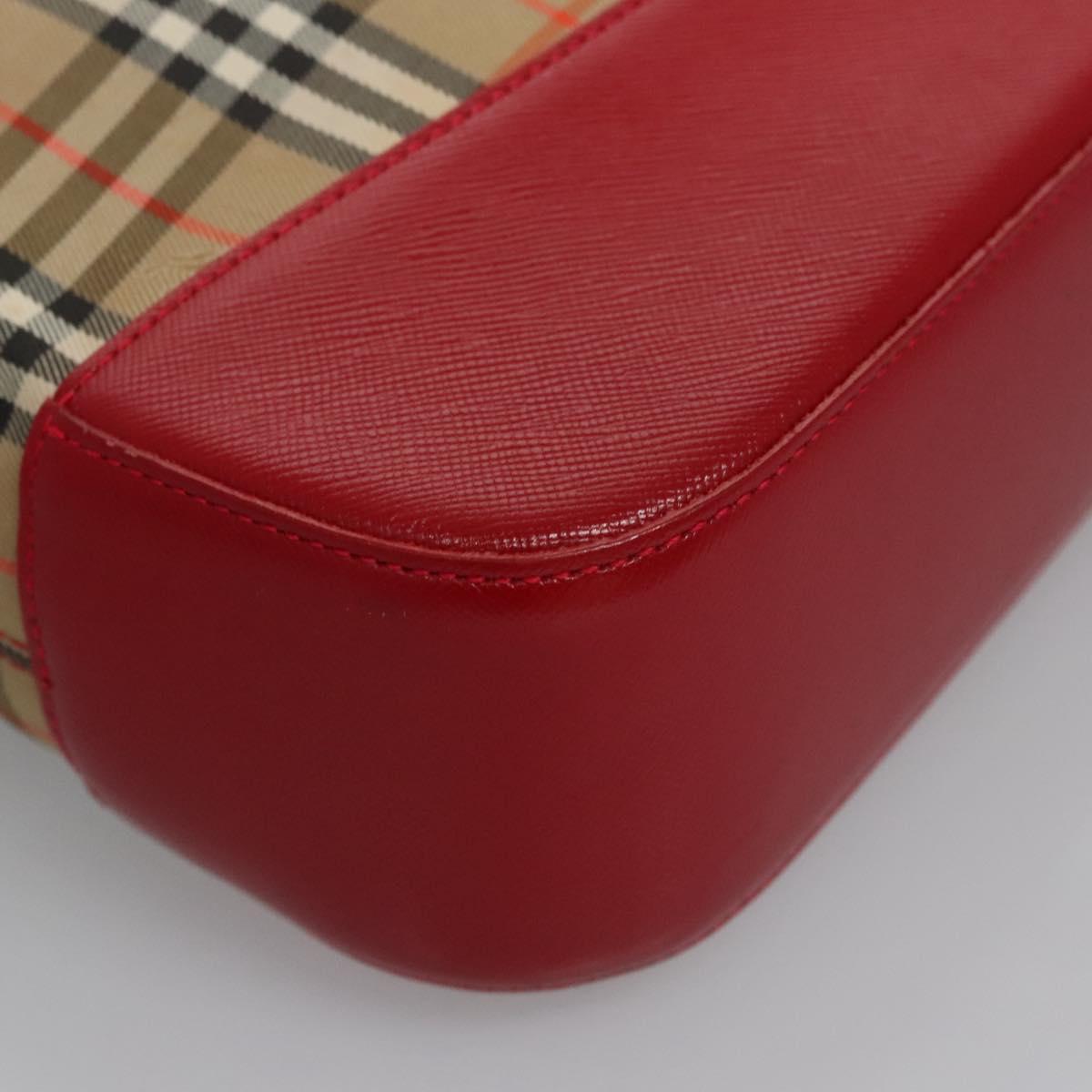 Burberry Nova Check Beige Canvas Tote Bag (Pre-Owned)