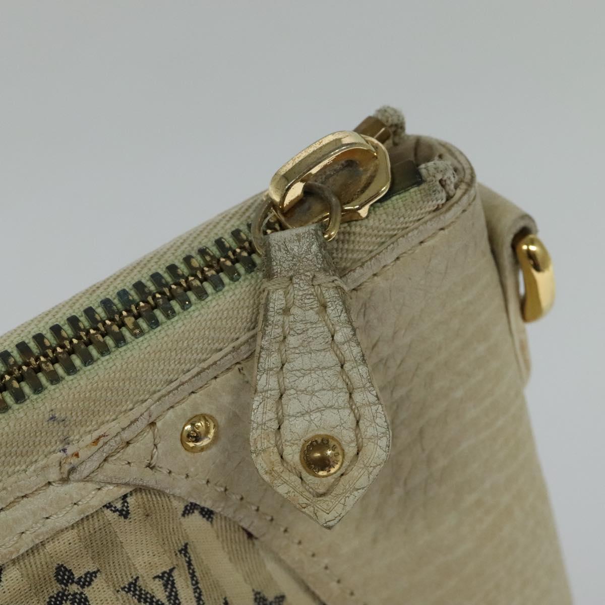 Louis Vuitton Marina Gm Blue Canvas Handbag (Pre-Owned)