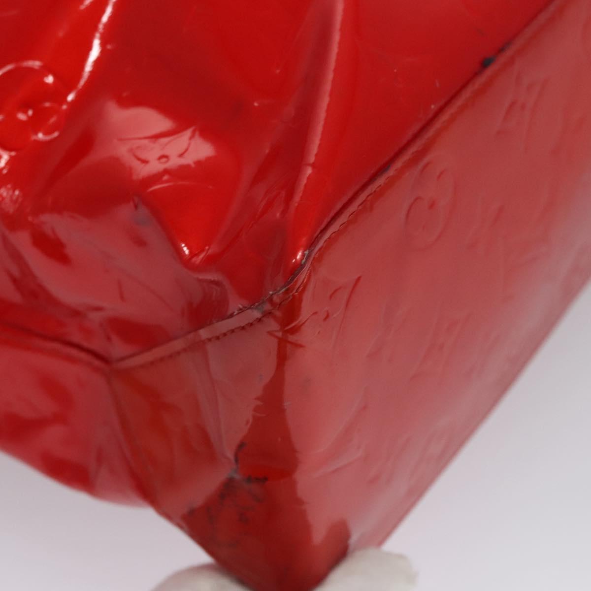 Louis Vuitton Reade Red Patent Leather Handbag (Pre-Owned)