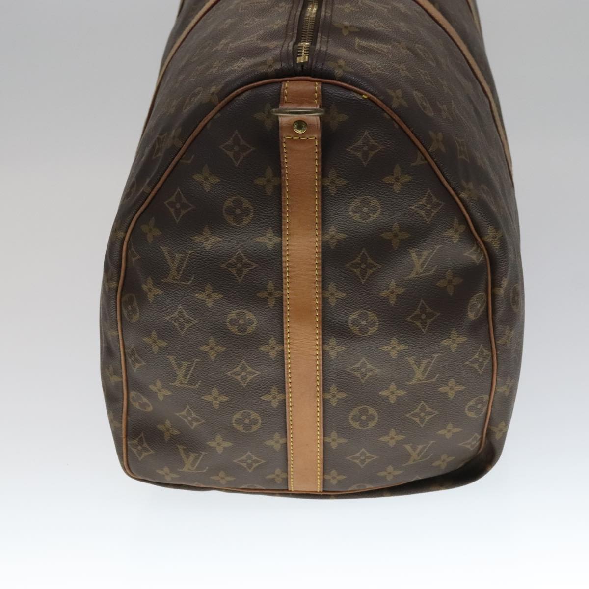 Louis Vuitton Keepall Bandoulière 60 Brown Canvas Travel Bag (Pre-Owned)