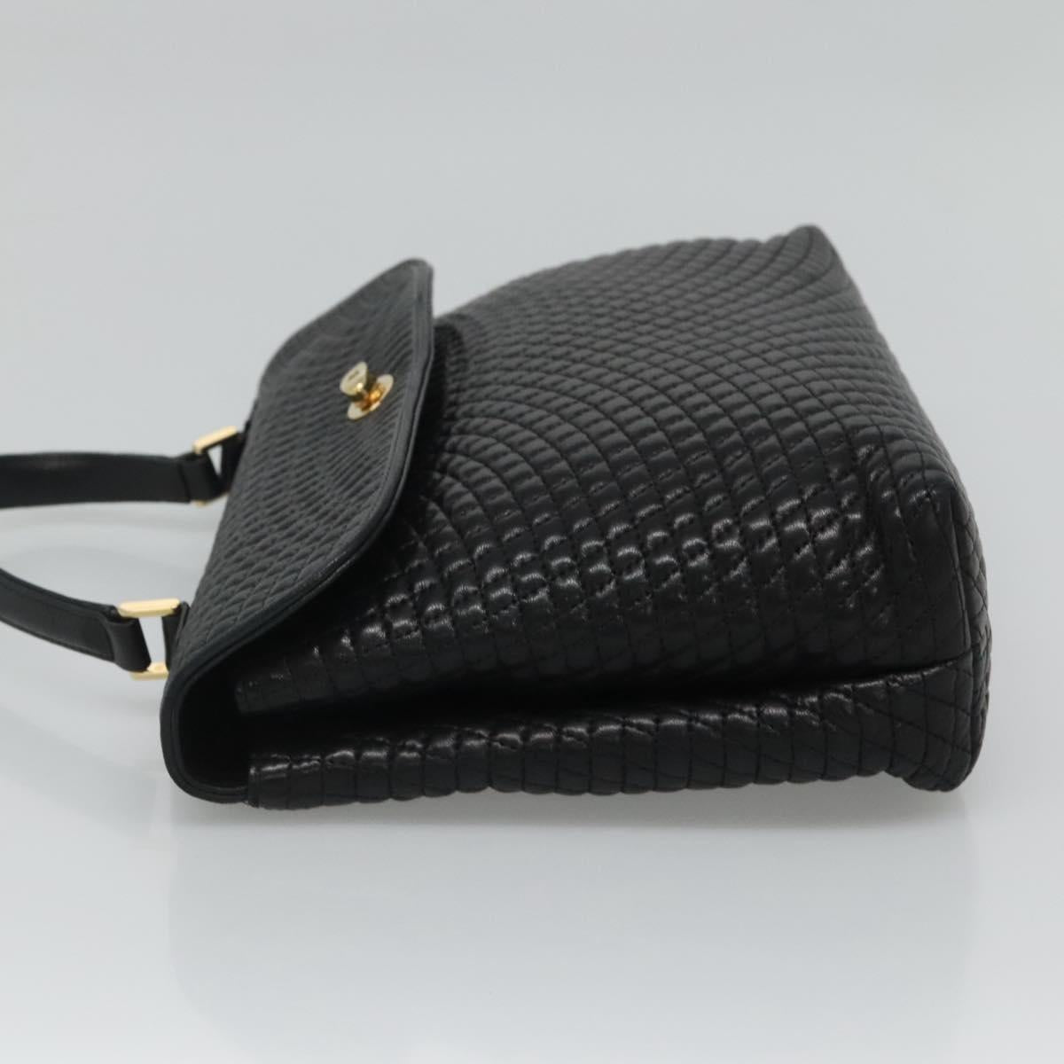 Bally Black Leather Handbag (Pre-Owned)