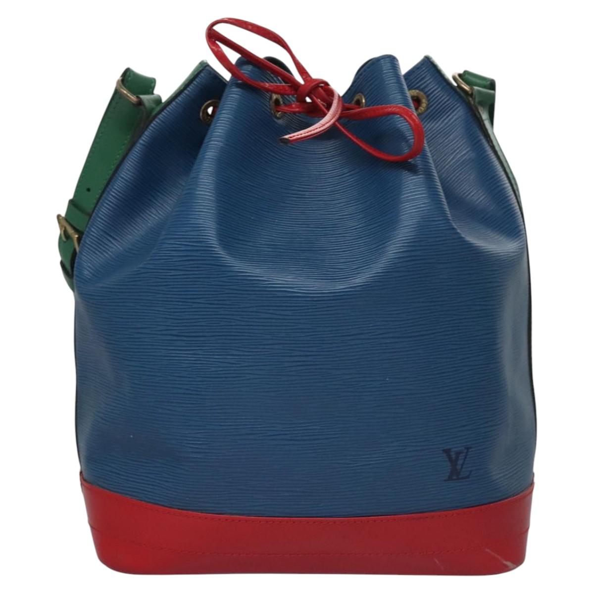 Louis Vuitton Noe Blue Leather Shoulder Bag (Pre-Owned)