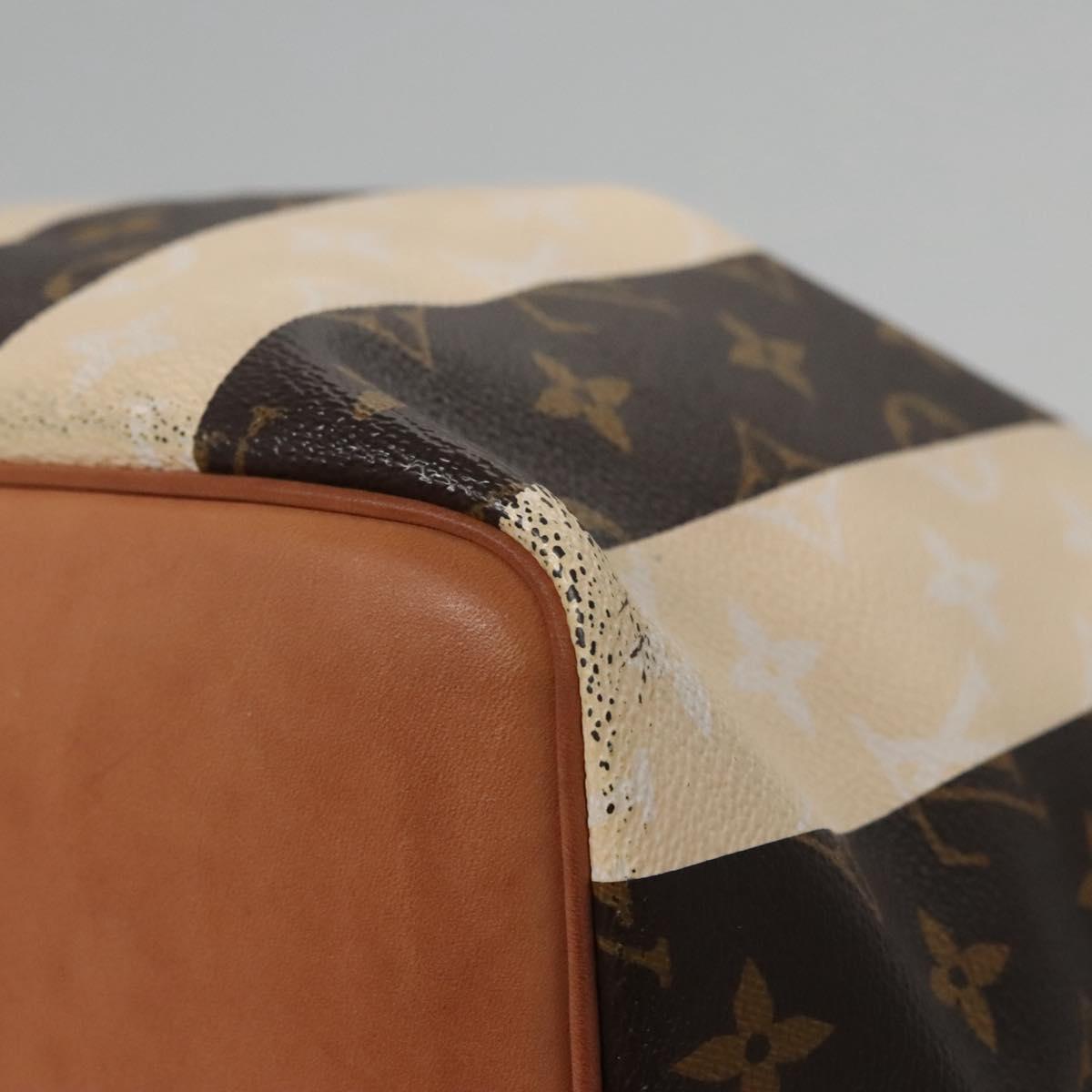 Louis Vuitton Petit Noé Brown Canvas Shoulder Bag (Pre-Owned)