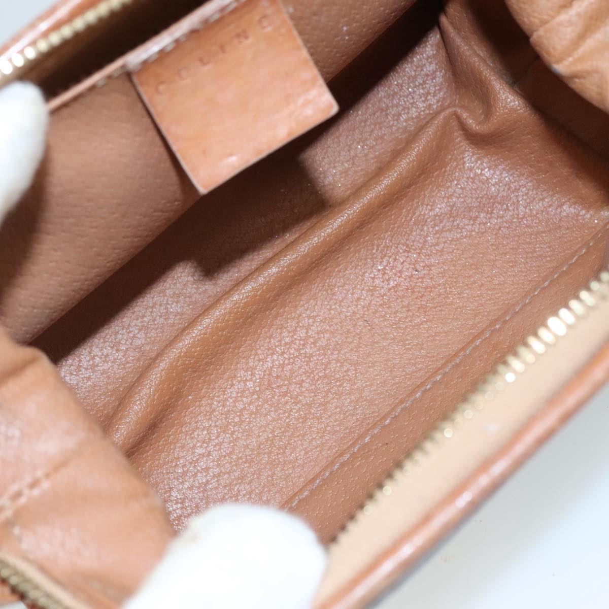 Céline Macadam Brown Canvas Clutch Bag (Pre-Owned)