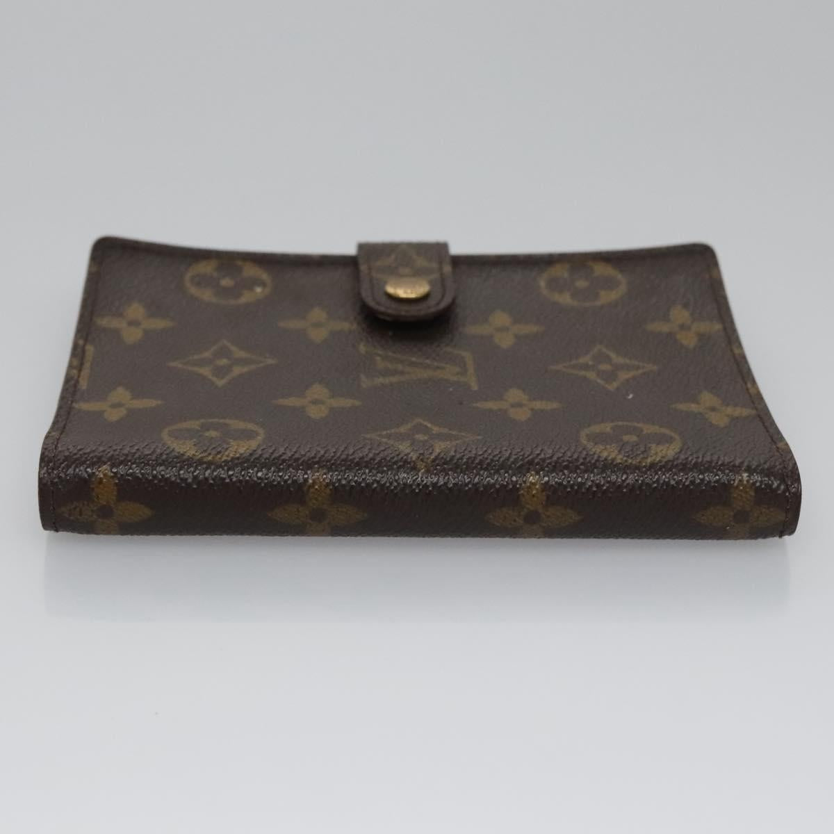 Louis Vuitton Couverture Agenda Fonctionnel Pm Brown Canvas Wallet (Pre-Owned)