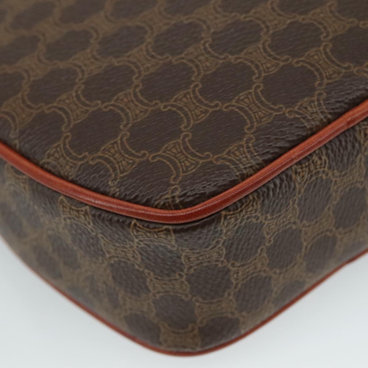 Céline Macadam Brown Canvas Shoulder Bag (Pre-Owned)