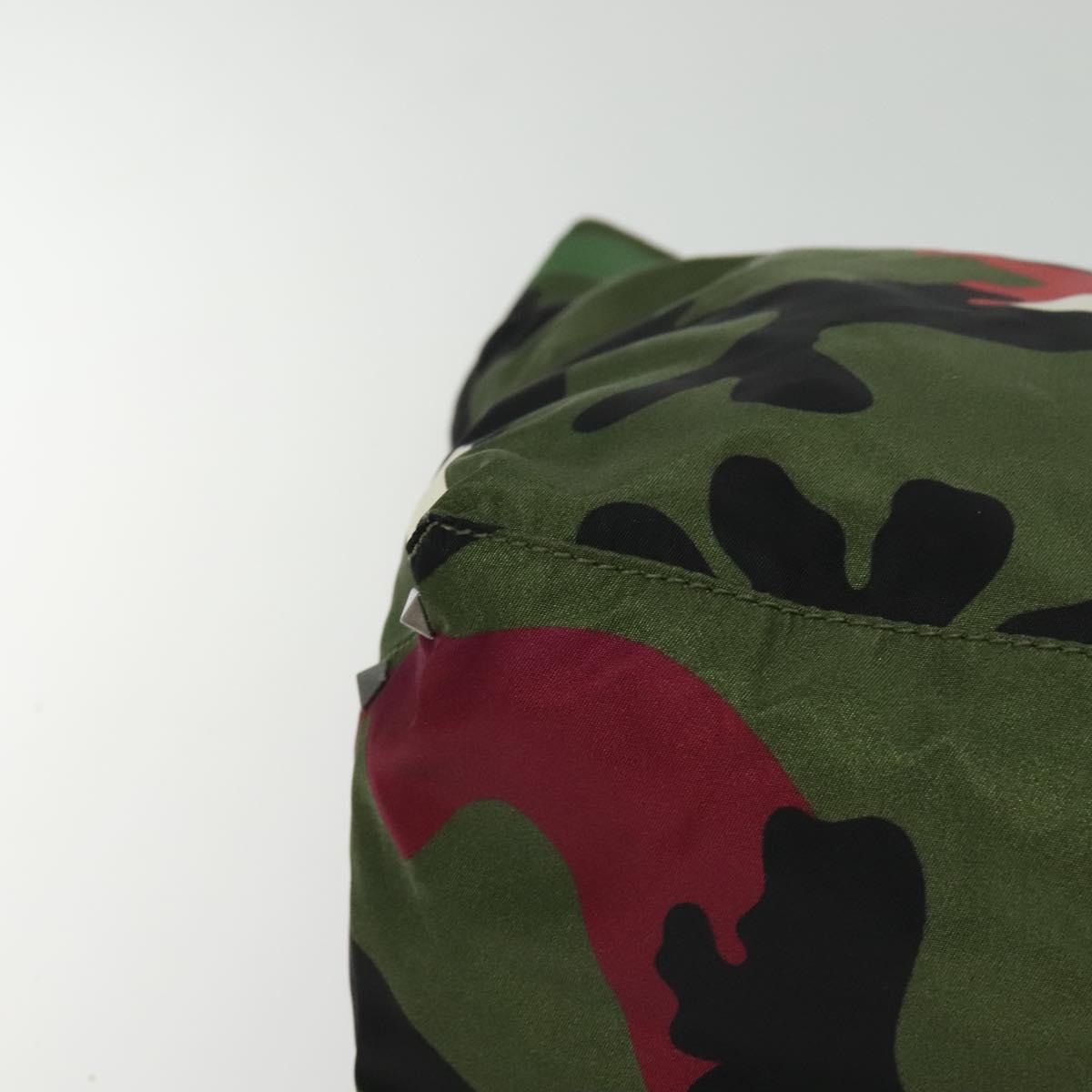 Valentino Garavani Green Nylon Tote Bag (Pre-Owned)