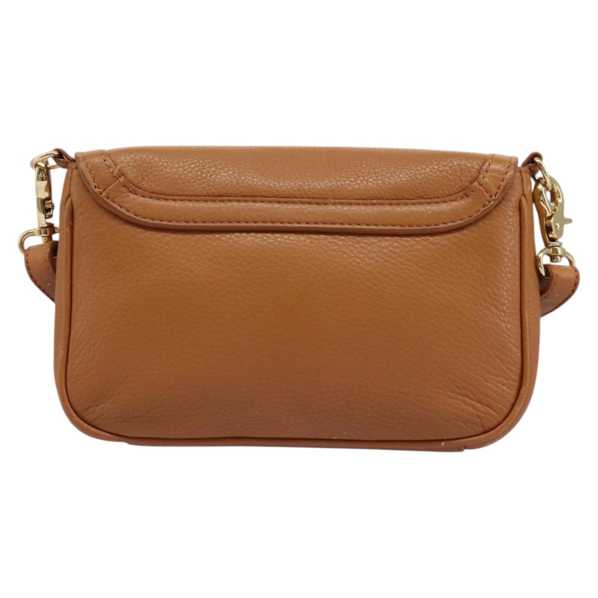 Tory Burch Brown Leather Shoulder Bag (Pre-Owned)
