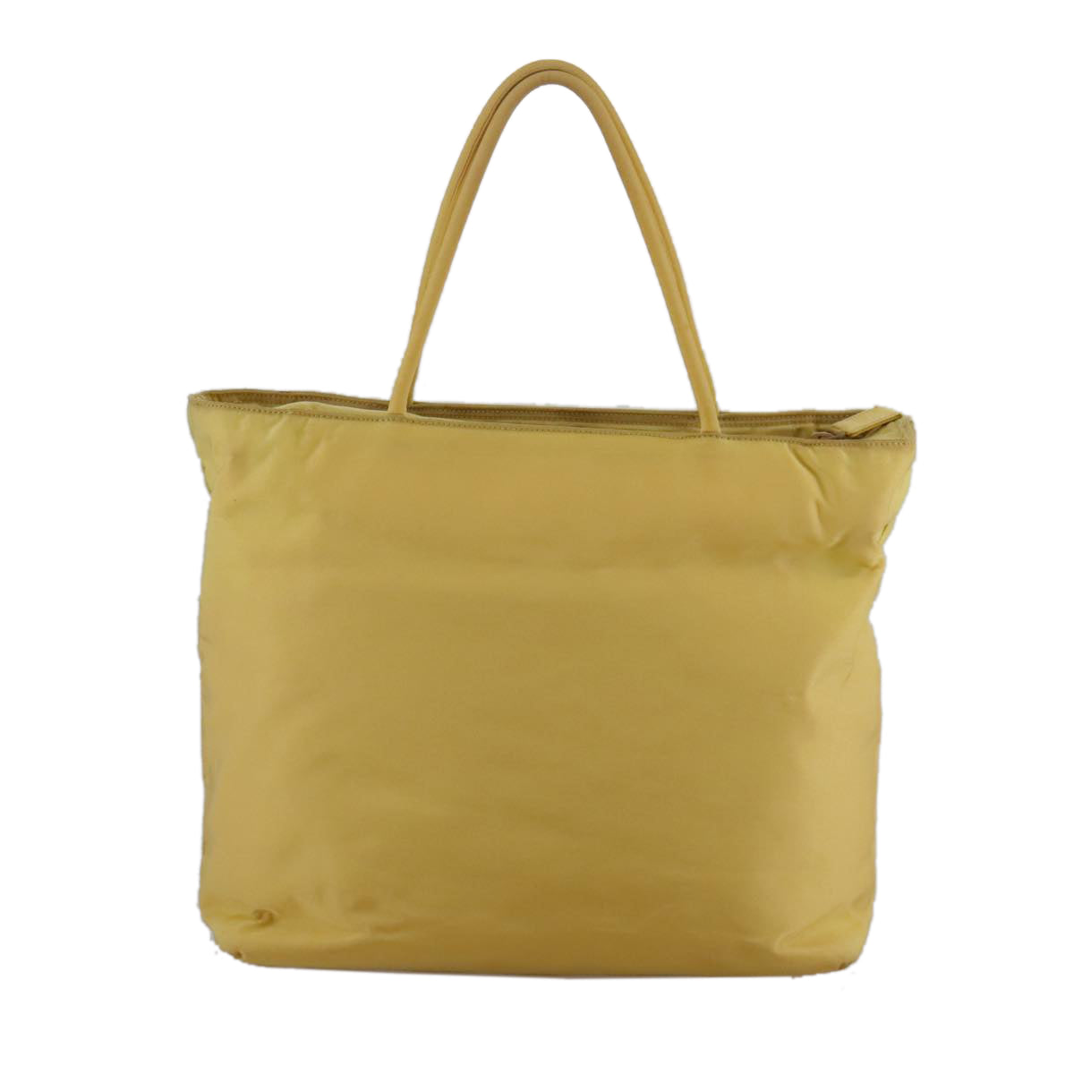 Prada Re-Nylon Yellow Metal Handbag (Pre-Owned)