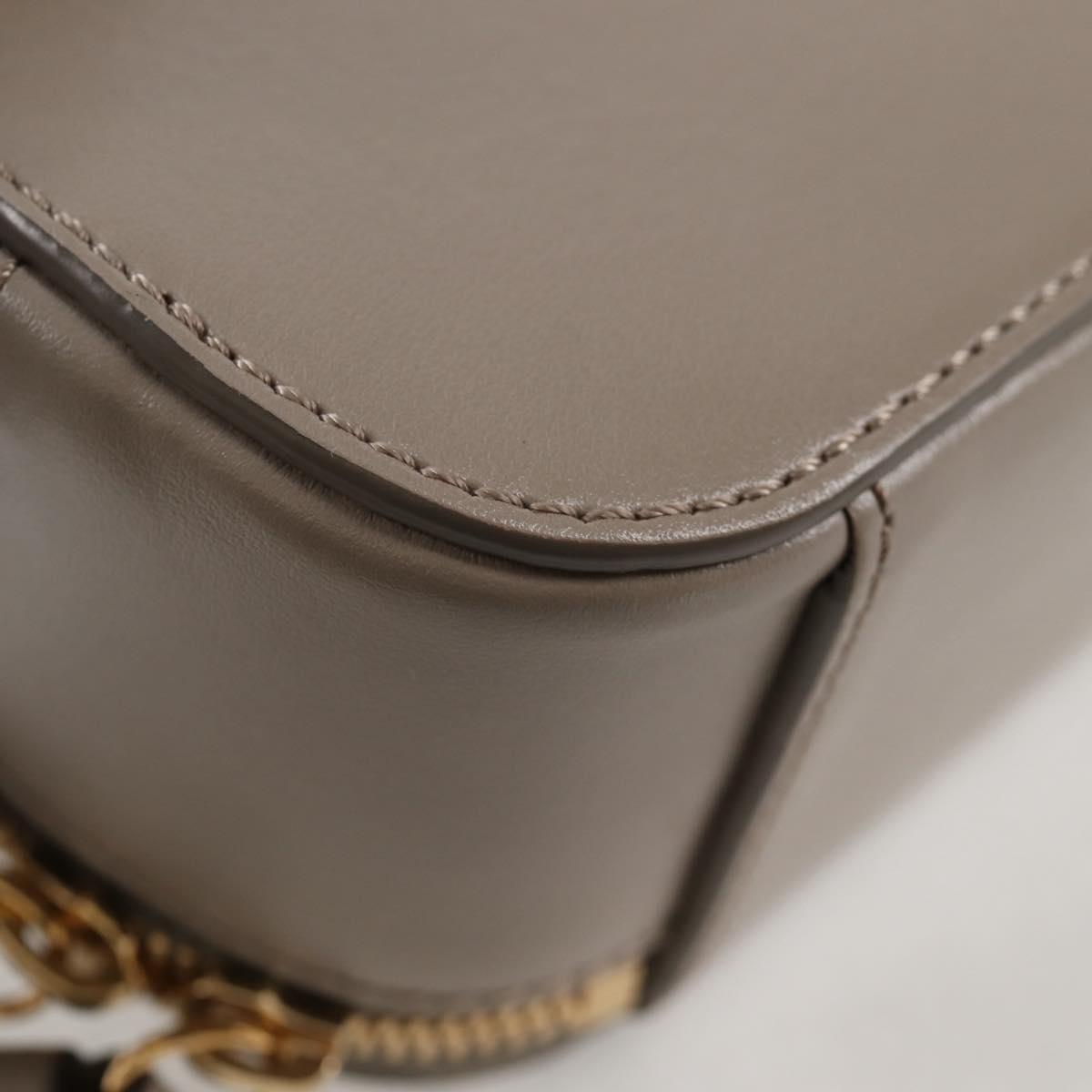 Chloé C Beige Leather Shoulder Bag (Pre-Owned)