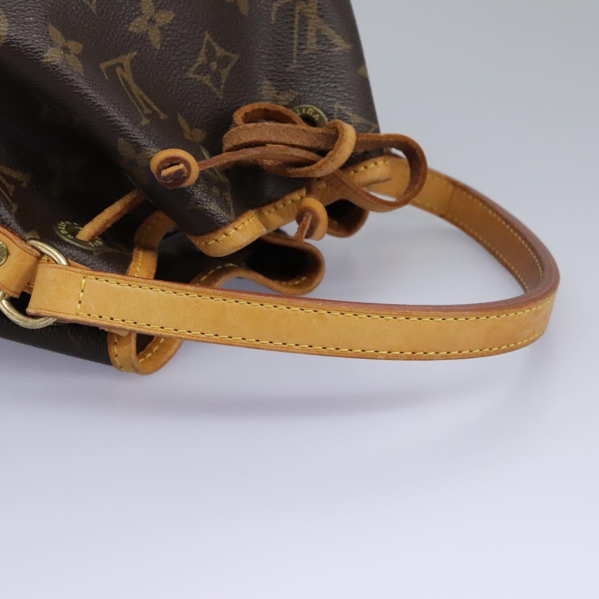 Louis Vuitton Noe Brown Canvas Handbag (Pre-Owned)