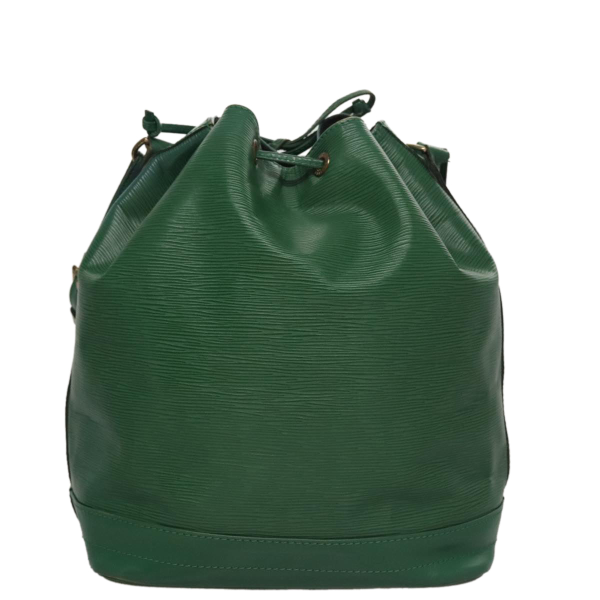 Louis Vuitton Noé Green Leather Shoulder Bag (Pre-Owned)